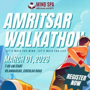 Amritsar Walkathon 2026 to Champion Mental Well-Being